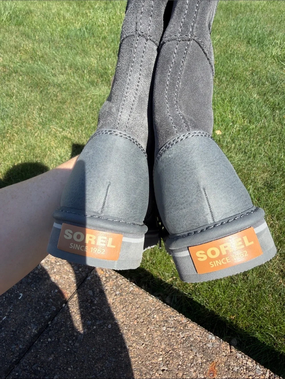 Sorel Gray Plush-Lined Women's Boot (Gray)